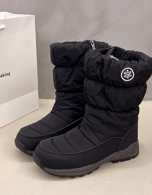 Load image into Gallery viewer, Thickened Cotton Mid-Calf Snow Boots for Women
