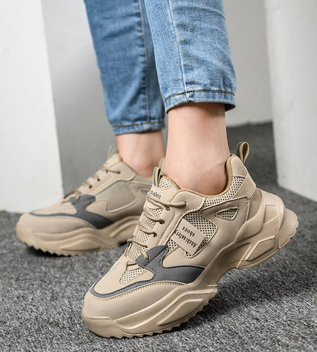 Lightweight Breathable Anti-Smash Work Shoes – Women's Safety Sneakers