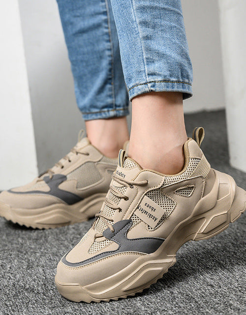 Load image into Gallery viewer, Lightweight Breathable Anti-Smash Work Shoes – Women's Safety Sneakers
