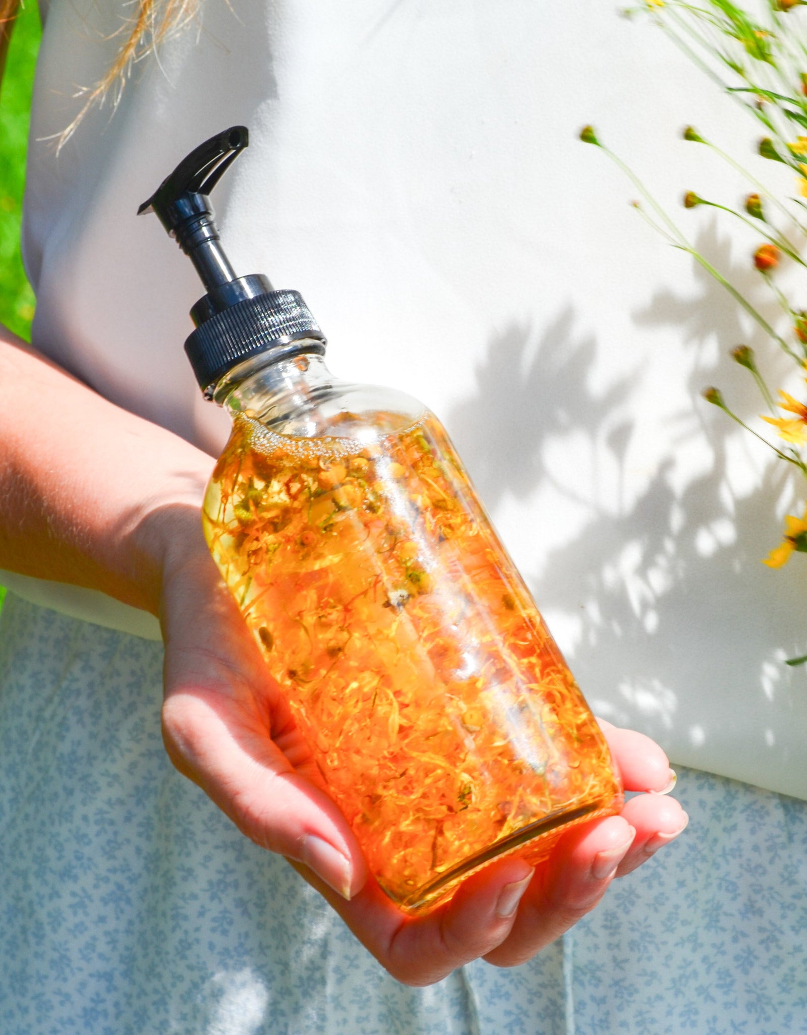 Bare Flower Natural Fragrance Free Body Oil - Best for Sensitive Skin