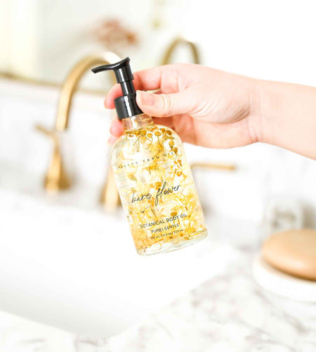 Bare Flower Natural Fragrance Free Body Oil - Best for Sensitive Skin