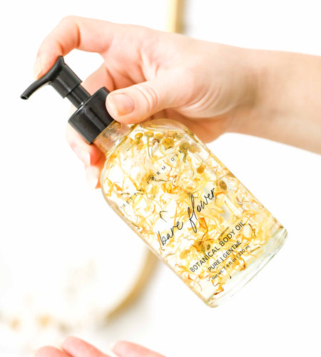 Bare Flower Natural Fragrance Free Body Oil - Best for Sensitive Skin