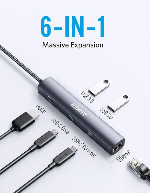 Load image into Gallery viewer, Anker <b>543</b> USB-C Hub (6-in-1, Slim)
