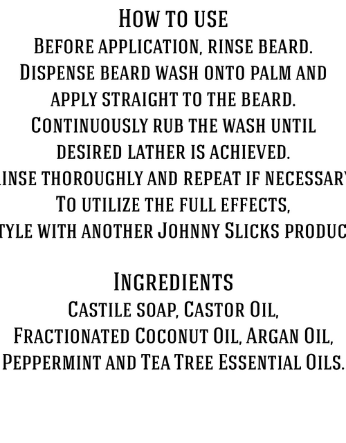 Load image into Gallery viewer, Organic Hand Whipped Beard Wash
