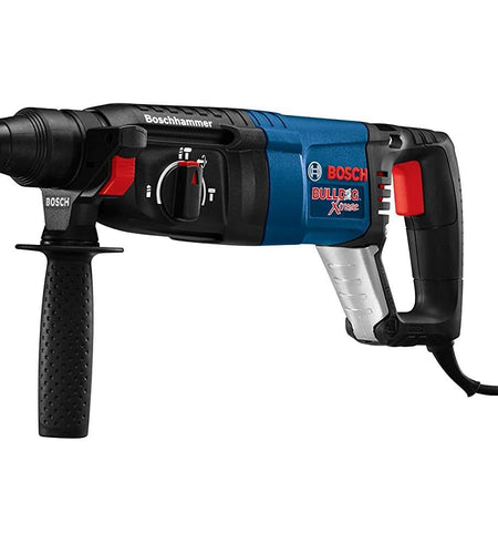 BOSCH 11255VSR Bulldog Xtreme - 8 Amp 1 Inch Corded Variable Speed Sds-Plus Concrete/Masonry Rotary Hammer Power Drill with Carrying Case, Blue
