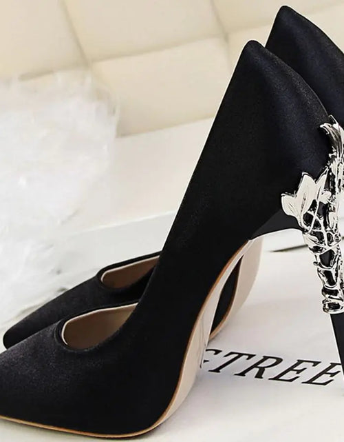 Load image into Gallery viewer, White Satin High Heels for Women - Stylish Pointed Shoes
