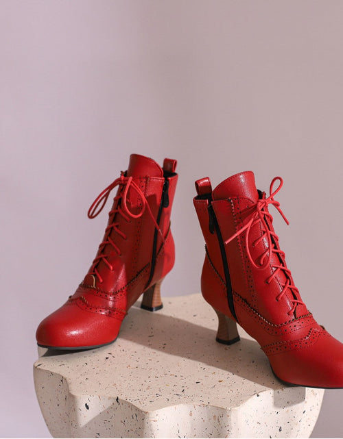 Load image into Gallery viewer, Women’s Dopamine Girl Short Boots – Comic-Con Style Winter Footwear
