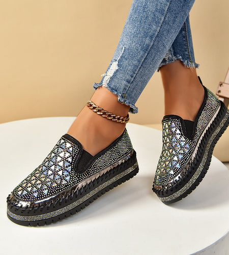 Women’s Four-Seasons Thick-Sole Casual Sneakers