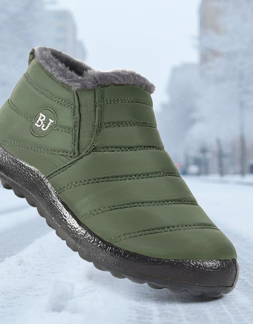 Load image into Gallery viewer, Women’s Warm Padded Lightweight Cotton Boots – Cozy Winter Non-Slip Outdoor Ankle Boots
