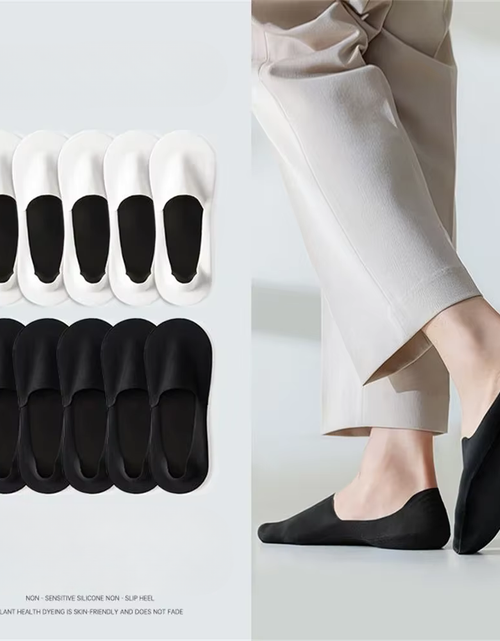 Load image into Gallery viewer, Women’s Invisible Low-Cut Cotton Socks
