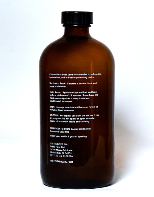 Load image into Gallery viewer, Organic Pure Castor Oil + Cloth Pack Bundle
