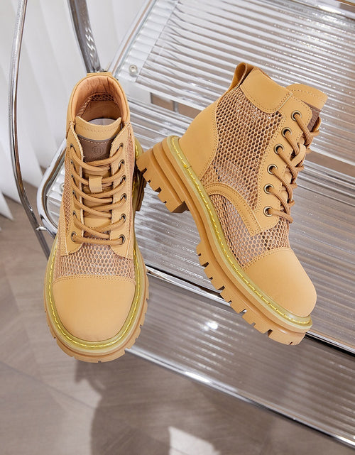Load image into Gallery viewer, Women’s Genuine Leather Martin Boots
