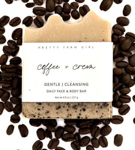 Coffee + Cream Handmade Tallow and Goat Milk Soap Bar