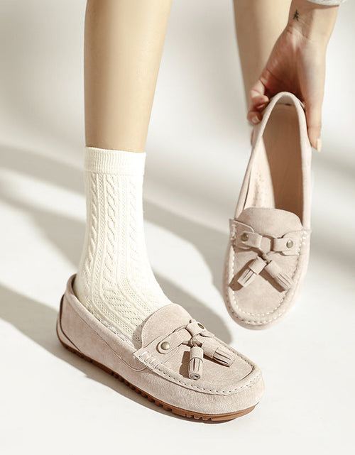 Load image into Gallery viewer, Soft-Bottom Non-Slip Slip-On Loafer Flats — Women’s Easy Comfort Shoes
