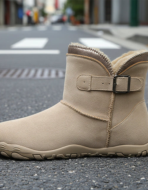 Load image into Gallery viewer, Unisex Warm Fleece-Lined Snow Boots – Anti-Slip Winter Boots
