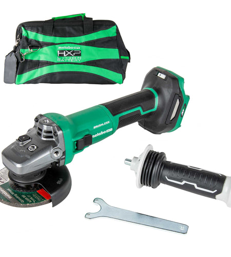 Metabo HPT G3612DVEQ6M 36V MultiVolt™ 4-1/2" Disc Angle Grinder, Slide Switch (Tool Body Only)
