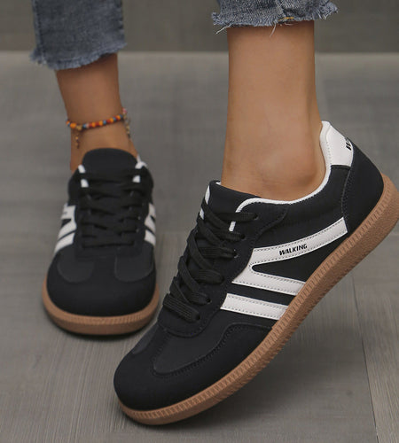 Lace-Up Low-Top Sneakers – 11 Colors EU 36–42 | Women's Training Shoes