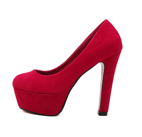 Load image into Gallery viewer, Princess High Heels - Stylish Chunky Platform Shoes
