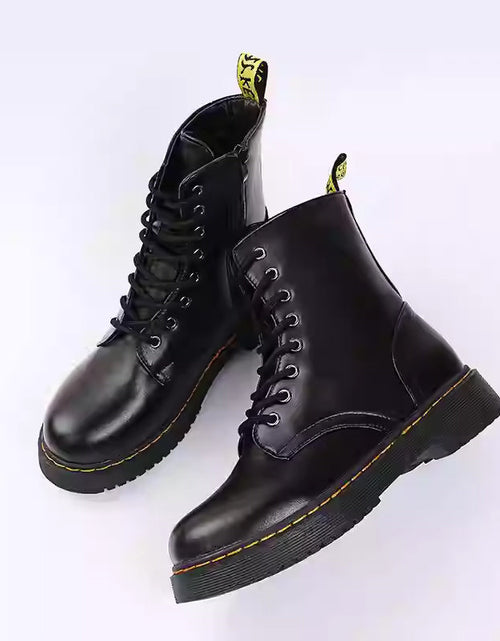 Load image into Gallery viewer, Women’s Martin Short Boots – Classic Lace-Up Ankle Boots
