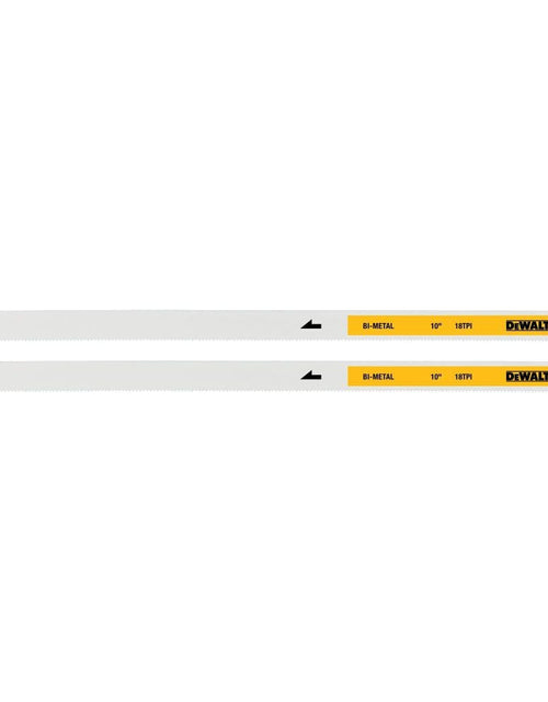 Load image into Gallery viewer, DeWalt DWHT20548 10" BIMTL Hacksaw Blade 18T
