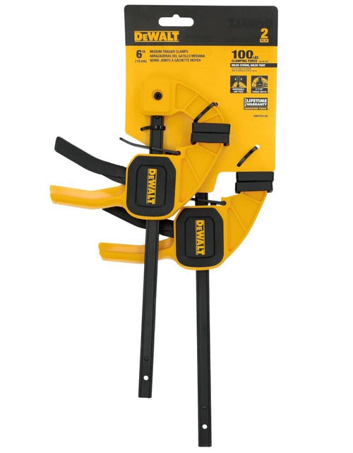 Load image into Gallery viewer, DeWalt DWHT83149 2 Pack 6" Medium Trigger Clamp
