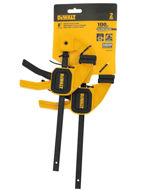 Load image into Gallery viewer, DeWalt DWHT83149 2 Pack 6" Medium Trigger Clamp

