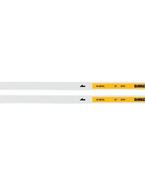 Load image into Gallery viewer, DeWalt DWHT20550 10" BIMTL Hacksaw Blade 32T
