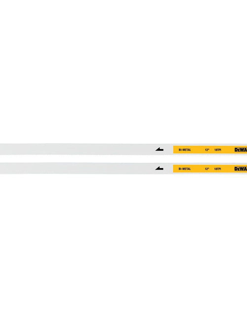 Load image into Gallery viewer, DeWalt DWHT20551 12" BIMTL Hacksaw Blade 18T
