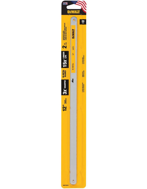Load image into Gallery viewer, DeWalt DWHT20552 12" BIMTL Hacksaw Blade 24T
