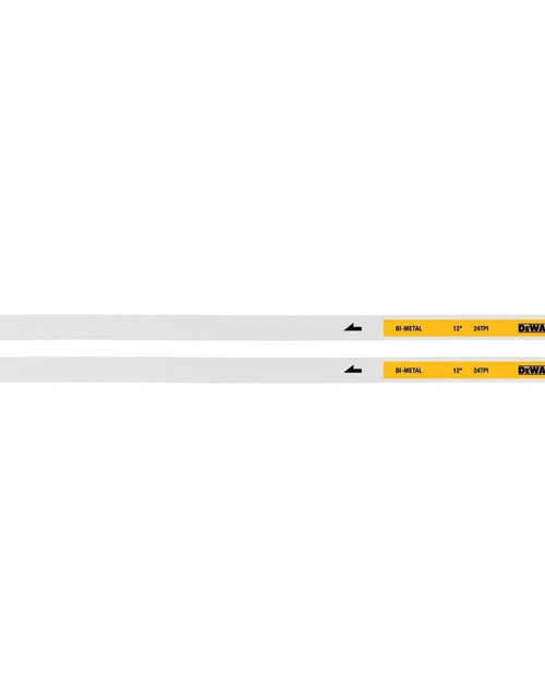 Load image into Gallery viewer, DeWalt DWHT20552 12" BIMTL Hacksaw Blade 24T
