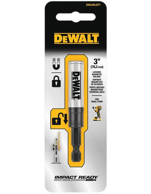 Load image into Gallery viewer, DeWalt DWA3HLDFT Impact Ready Locking Bit Holder 3 In
