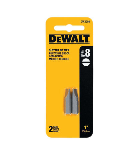 DeWalt DW2008 Z No8 Slotted Bit Tip