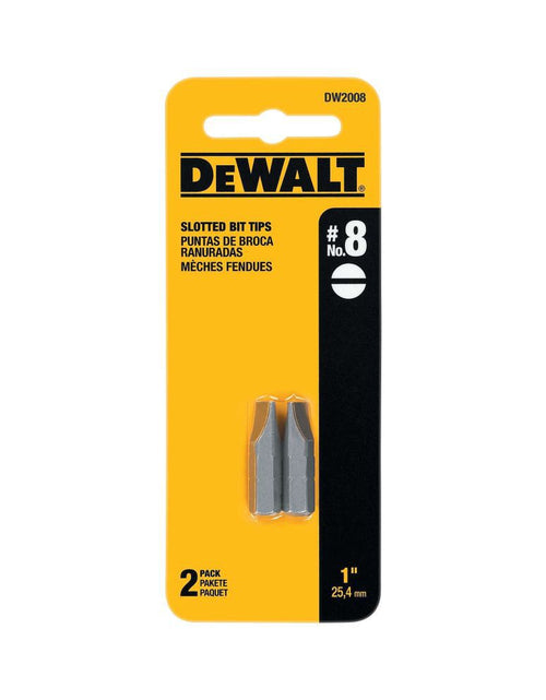 Load image into Gallery viewer, DeWalt DW2008 Z No8 Slotted Bit Tip
