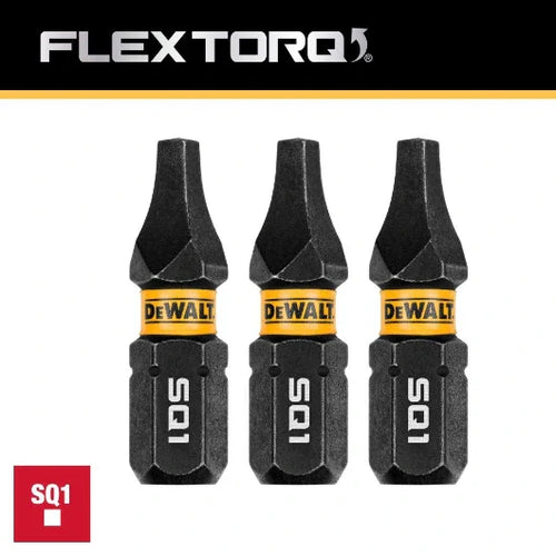 Load image into Gallery viewer, DeWalt DWAF1SQ1IR3 1In Square #1 Flextorq 3Pk
