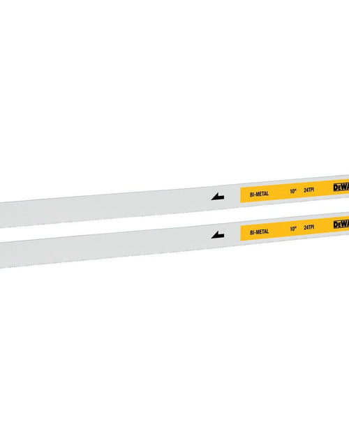 Load image into Gallery viewer, DeWalt DWHT20549 10" BIMTL Hacksaw Blade 24T
