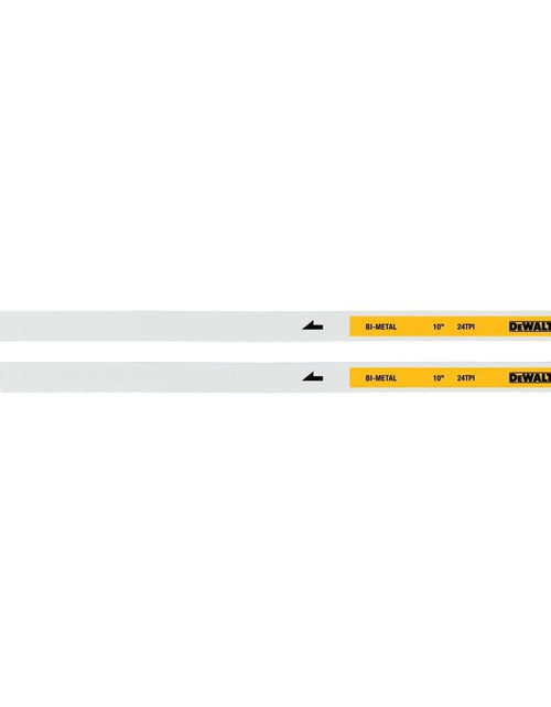 Load image into Gallery viewer, DeWalt DWHT20549 10" BIMTL Hacksaw Blade 24T
