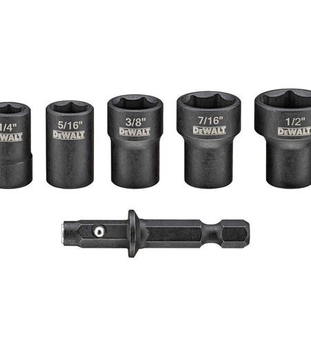DeWalt DWADND-5 Nut Driver Set Detachable 5-Piece