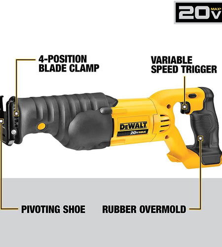 DEWALT DCS380B 20V MAX* Reciprocating Saw (Tool Only)