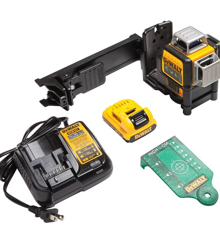 DEWALT DW089LG 12V MAX Line Laser 3 X 360 Green Yellow