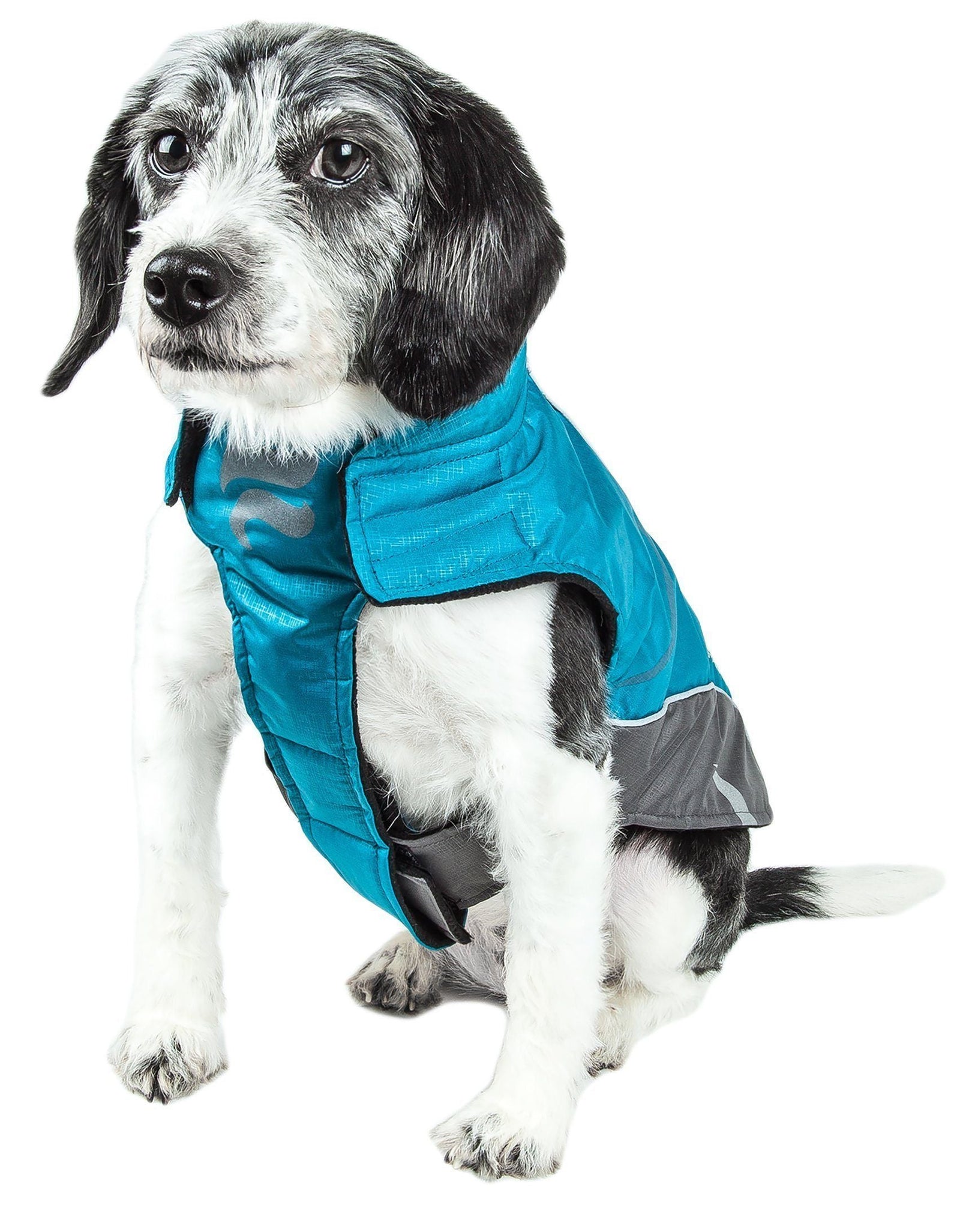 Dog Helios ® Altitude-Mountaineer Wrap-Hook-and-Loop Waterproof Dog Coat