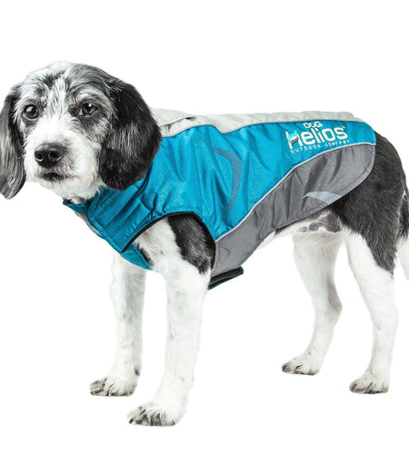 Dog Helios ® Altitude-Mountaineer Wrap-Hook-and-Loop Waterproof Dog Coat