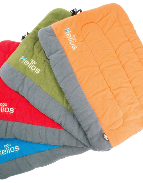Load image into Gallery viewer, Dog Helios ® 'Combat-Terrain' Cordura-Nyco Reversible Nylon and Fleece Travel Camping Dog Bed
