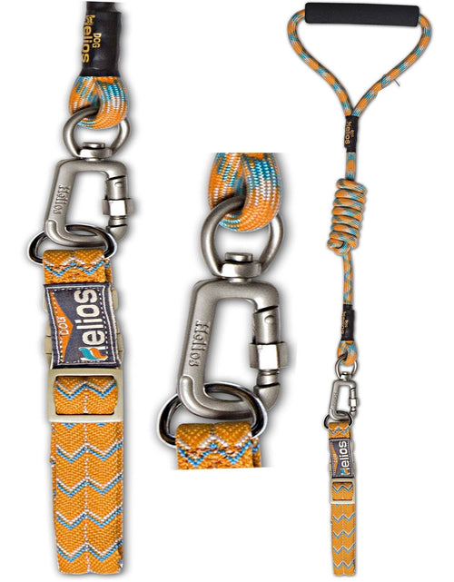 Load image into Gallery viewer, Dog Helios ® 'Dura-Tough' 2-in-1 Reflective Adjustable Fashion Dog Leash and Collar
