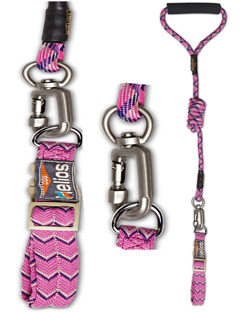 Load image into Gallery viewer, Dog Helios ® 'Dura-Tough' 2-in-1 Reflective Adjustable Fashion Dog Leash and Collar
