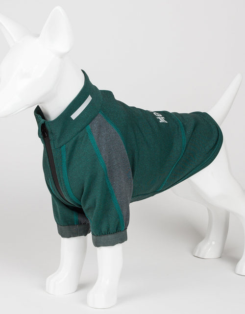 Load image into Gallery viewer, Dog Helios ® 'Eboneflow' Mediumweight 4-Way-Stretch Flexible And Breathable Performance Dog Yoga T-Shirt

