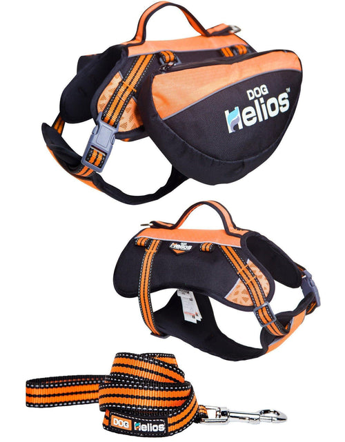 Load image into Gallery viewer, Dog Helios ® Freestyle 3-in-1 Explorer Sporty Convertible Waterproof Dog Backpack Harness
