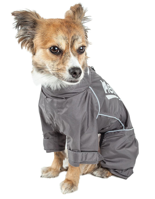 Load image into Gallery viewer, Dog Helios ® 'Hurricanine' Waterproof and Reflective Full Body Dog Coat
