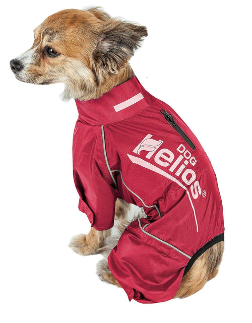 Load image into Gallery viewer, Dog Helios ® 'Hurricanine' Waterproof and Reflective Full Body Dog Coat
