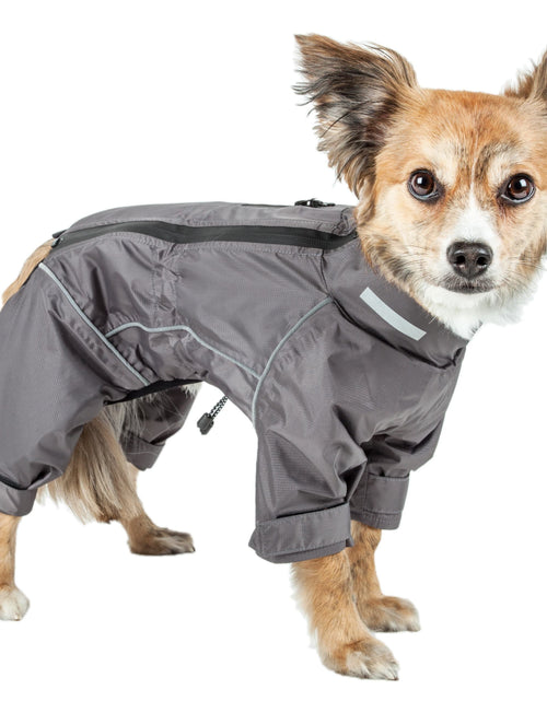 Load image into Gallery viewer, Dog Helios ® 'Hurricanine' Waterproof and Reflective Full Body Dog Coat
