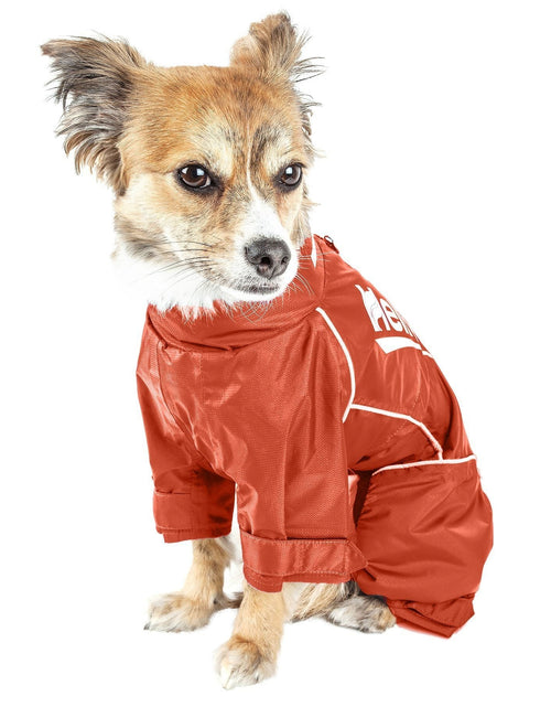 Load image into Gallery viewer, Dog Helios ® 'Hurricanine' Waterproof and Reflective Full Body Dog Coat
